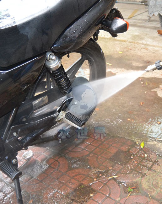Cleaning motorcycles